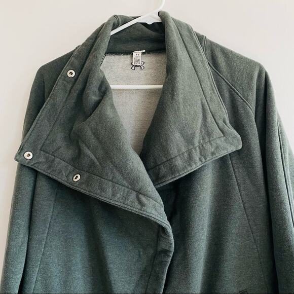 Women’s wrap sweatshirt Under Armour green gray - Picture 5 of 8